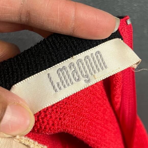 Vintage Don Sayres Wellmore sz 4 Knit Midi Wool Blend Sweater Dress i.magnin USA - Picture 4 of 12